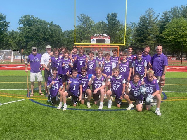 CYA lacrosse championship team